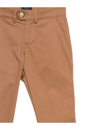 pantalone in cotone tabacco FAY KIDS | FY6Q30G0215315